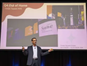 Photo of Gary Musich on stage at Visit Atlantic City Annual Meeting.