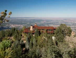 Cloud Camp photo from top of mountain.