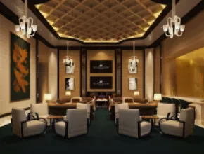 Lusso Lounge living room rendering. Credit: The Venetian Resort Las Vegas