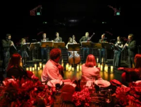 Melbourne Symphony Orchestra performance during media lunch at Playhouse. Credit: Tourism Australia