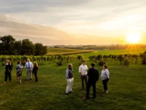 Sunset at Walker Homestead