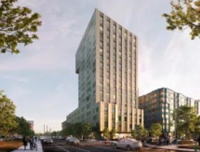 The Atlas exterior rendering