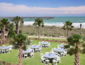 The Ellie Beach Resort lawn social event