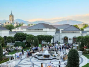 The Grand America Hotel's Center Courtyard