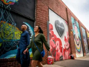 Fishtown, Philadelphia, Pennsylvania murals. Credit: PHLCVB