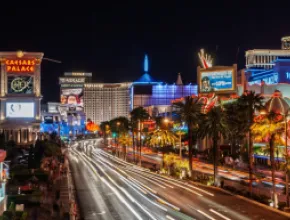 LV Strip at night