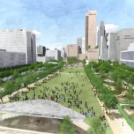 Rendering of downtown Omaha convention district updates