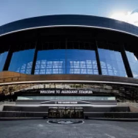 Exterior of Allegiant Stadium