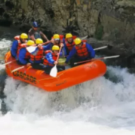 Rafting near Boise, Idaho.