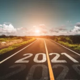 Photo of a highway leading to 2021.