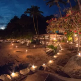 Rhythm of the Night setup at Las Caletas, Puerto Vallarta