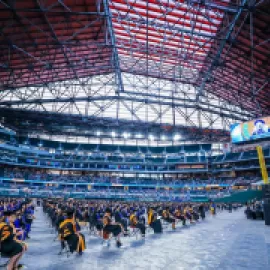 Graduation event at Globe Life Field