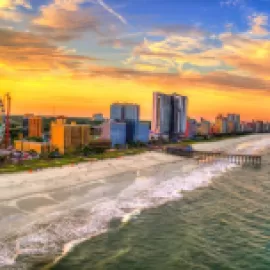Myrtle Beach Boardwalk and Promenade.