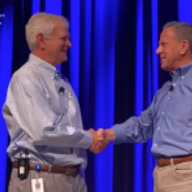 Steve Maritz (left) and David Peckinpaugh.