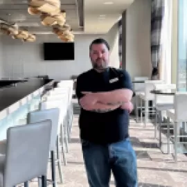 Executive Chef Nicholas F. Schultz, DoubleTree by Hilton Cedar Rapids Convention Complex.