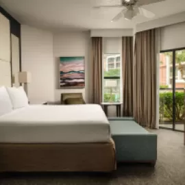 Master bedroom in Caribe Royale Orlando villa