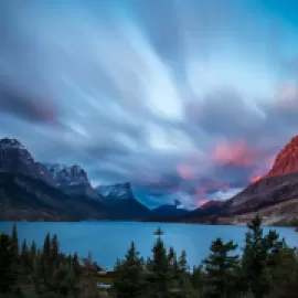 Saint Mary Lake, Glacier Country, Montana.