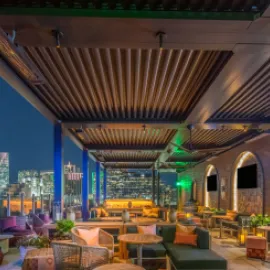 Hyatt Centric Buckhead Terrace at Night