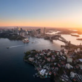 Sydney aerial shot