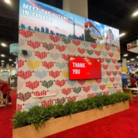 Destination Canada Booth at IMEX America 2022