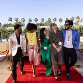 Group of meeting attendees is Los Angeles