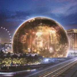 MSG Sphere rendering 