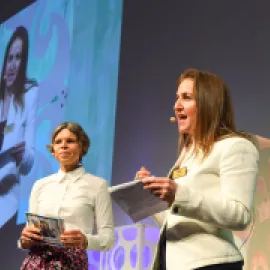 Carina Bauer During a She Means Business Session at IMEX 2019