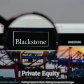 Graphic of Blackstone logo.