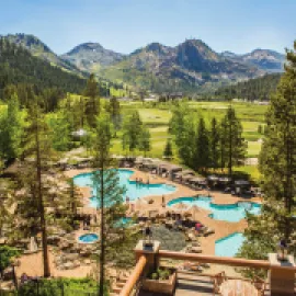 Pool and Valley - Resort at Squaw Creek
