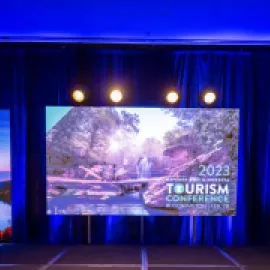 Explore Minnesota Tourism Conference 2023 event stage