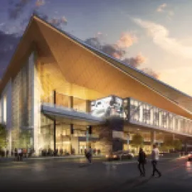 Rendering of Wisconsin Center.