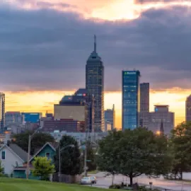 Indianapolis Skyline. Credit: Scott Crone