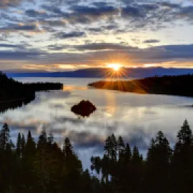 Scenic views of Emerald Bay. Credit: Visit Lake Tahoe