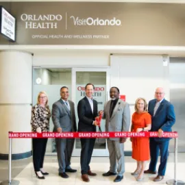 Visit Orlando and Orlando Health Officials at Grand Opening.