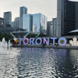 Toronto Sign in Nathan Phillips Square