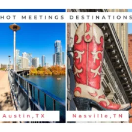 Nashville and Austin split image