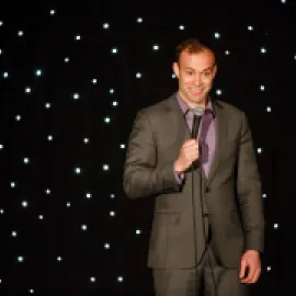 Comedian  Keith Alberstadt Performing Standup Comedy