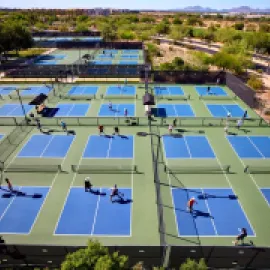 Pickleball courts at JW Marriott Phoenix Desert Ridge Resort & Spa