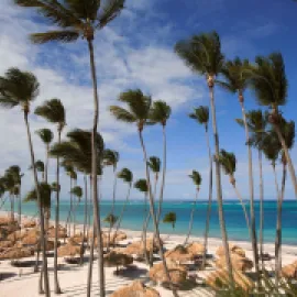 Paradisus Palma Real Golf & Spa Resort by Meliá beach area, Punta Cana, Dominican Republic