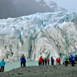 Hiking to Bernal Glacier in Patagonian Chile 