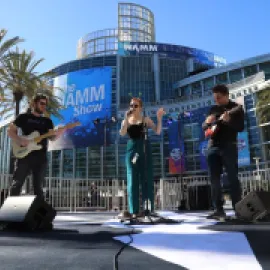 NAMM Show 2024 Outisde Anaheim Convention Center