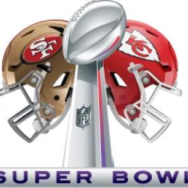 San Francisco 49ers and Kansas City Chiefs Helmets