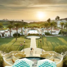 Waldorf Astoria Monarch Beach aerial resort view