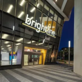 Brightline's Miami station exterior