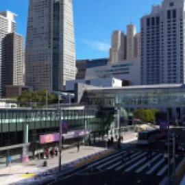 Photo of Moscone Center, San Francisco.