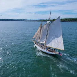 Portland Schooner Co. Wendameen ship. Courtesy of Portland Schooler Co.