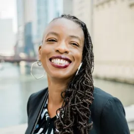 Photo of Artesha Moore in Chicago.