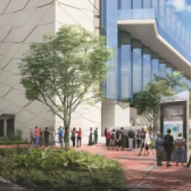 Coastal Convention Center Exterior Rendering