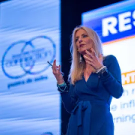 Global DMC Partners President & CEO Catherine Chaulet delivers the keynote address at Connection.