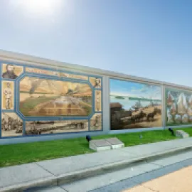 The Wall-to-Wall mural collection in Paducah, Kentucky